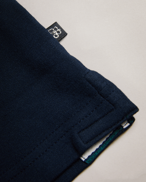 Men | Long Sleeve Regular Soft Touch Pol | Navy Grey