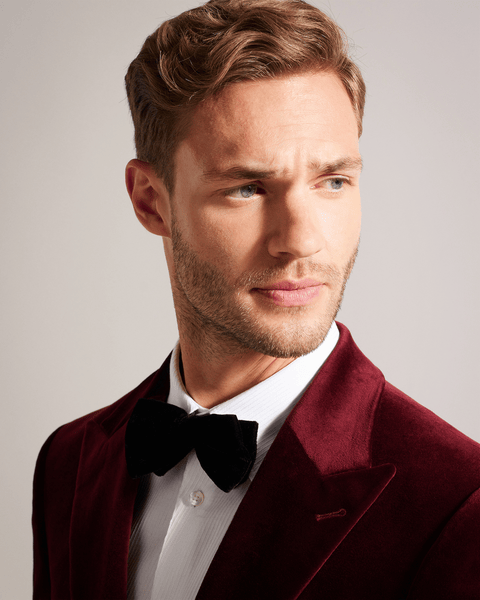 Men | Cotton Velvet Blazer | Medium Brown