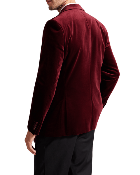 Men | Cotton Velvet Blazer | Medium Brown