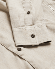 Men | Lightweight Twill Flannel | Stone