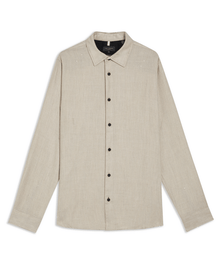 Men | Lightweight Twill Flannel | Stone