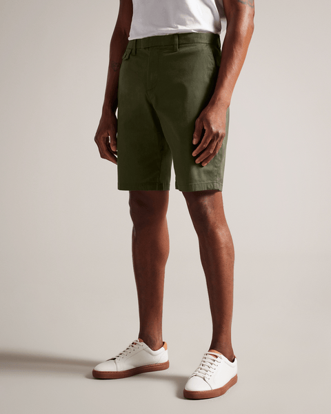 Men | Chino Short | Green Red