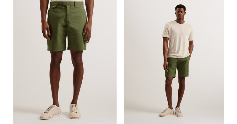 Men | Chino Short | Light Pastel Green