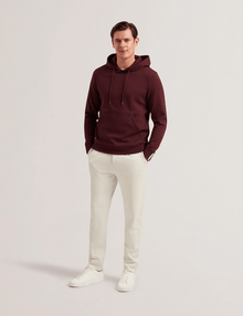 Men | Drotow Long Sleeve Regular Branded Hood | Red