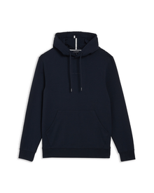 Men | Drotow Long Sleeve Regular Branded Hood | Navy