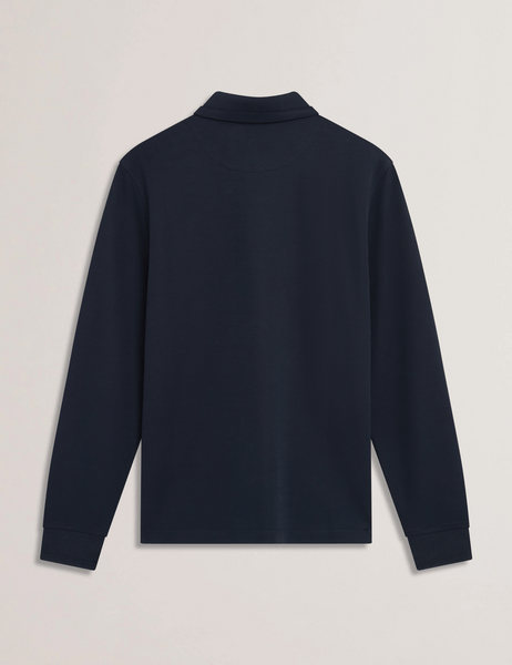 Men | Ingmar Long Sleeve Regular Fit Half Zip | Navy