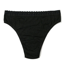 High Cut Thong | Black
