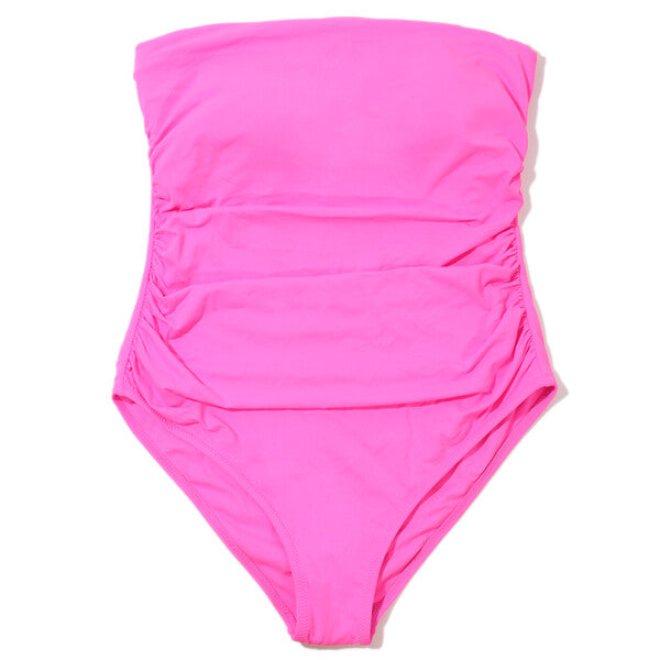 Swim Bandeau One Piece | Unapologetic Pink