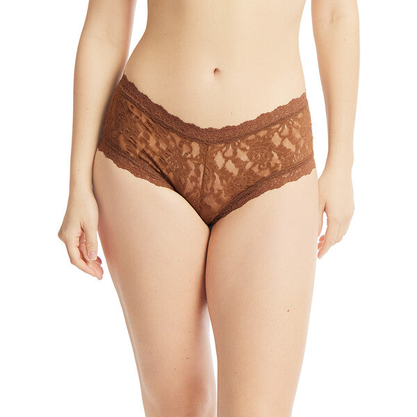 Signature Lace Boyshort - I | Macchiato