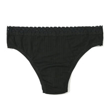 Low Rise Thong | Black