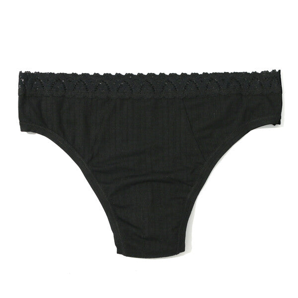 Low Rise Thong | Black
