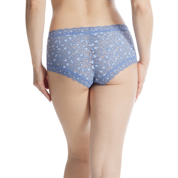 Cross-Dyed Boyshort | Stonewash Blue/Serenity Blue