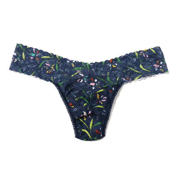 Signature Lace Low Rise Thong | Field Day
