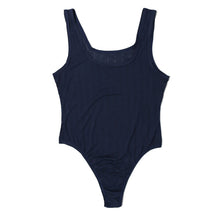 Square Neck Bodysuit | Bicoastal (Blue)