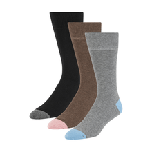 Men | 3 Pack Non Terry Crew | Medium Grey