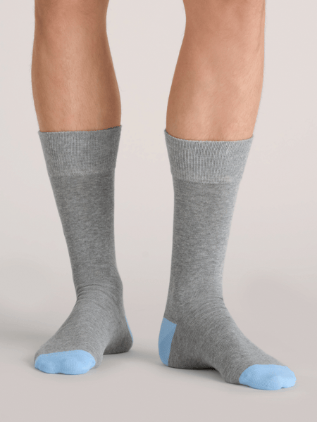 Men | 3 Pack Non Terry Crew | Medium Grey