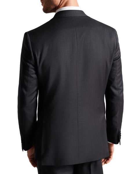 Men | Classic Wool Suit Jacket | Charcoal