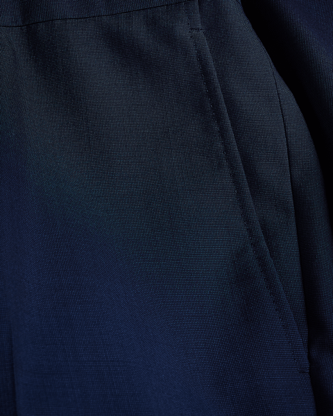 Men | Classic Wool Suit Trouser | Obsidian Heather