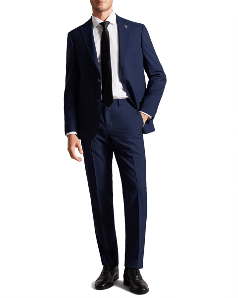 Men | Classic Wool Suit Trouser | Obsidian Heather