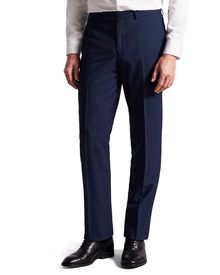 Men | Classic Wool Suit Trouser | Obsidian Heather