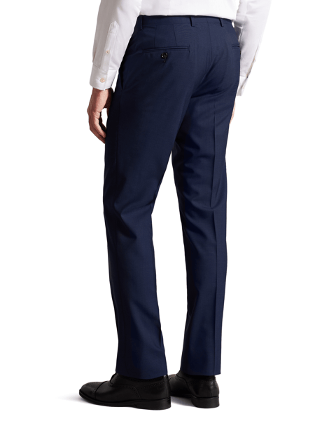 Men | Classic Wool Suit Trouser | Obsidian Heather