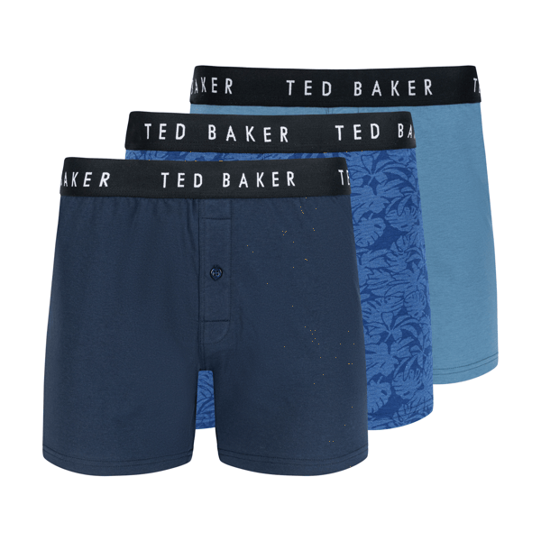 Men | 3 Pack Ctn Bld Knit Bxr Value Box | Blue