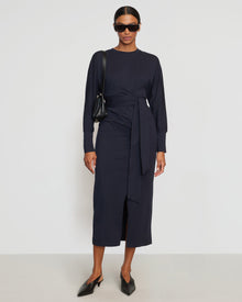 Luisa | Wei Tie-Front Organic Cotton Dress Size Medium