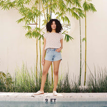 Image 3 of the Ama Mule Woven Bone Women's Leather Slip On Nisolo