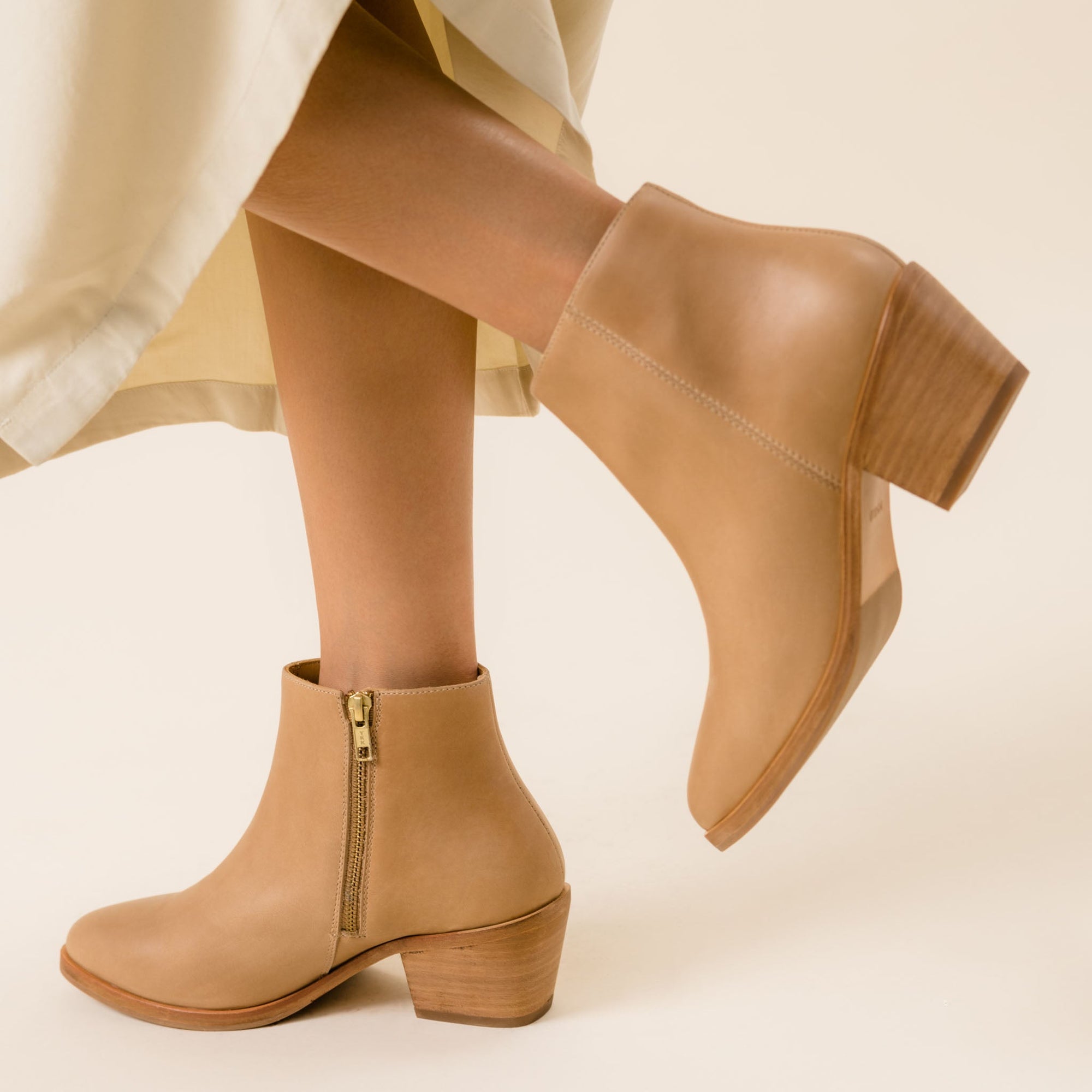 Womens | Marisa Inside Zip Boot | Almond