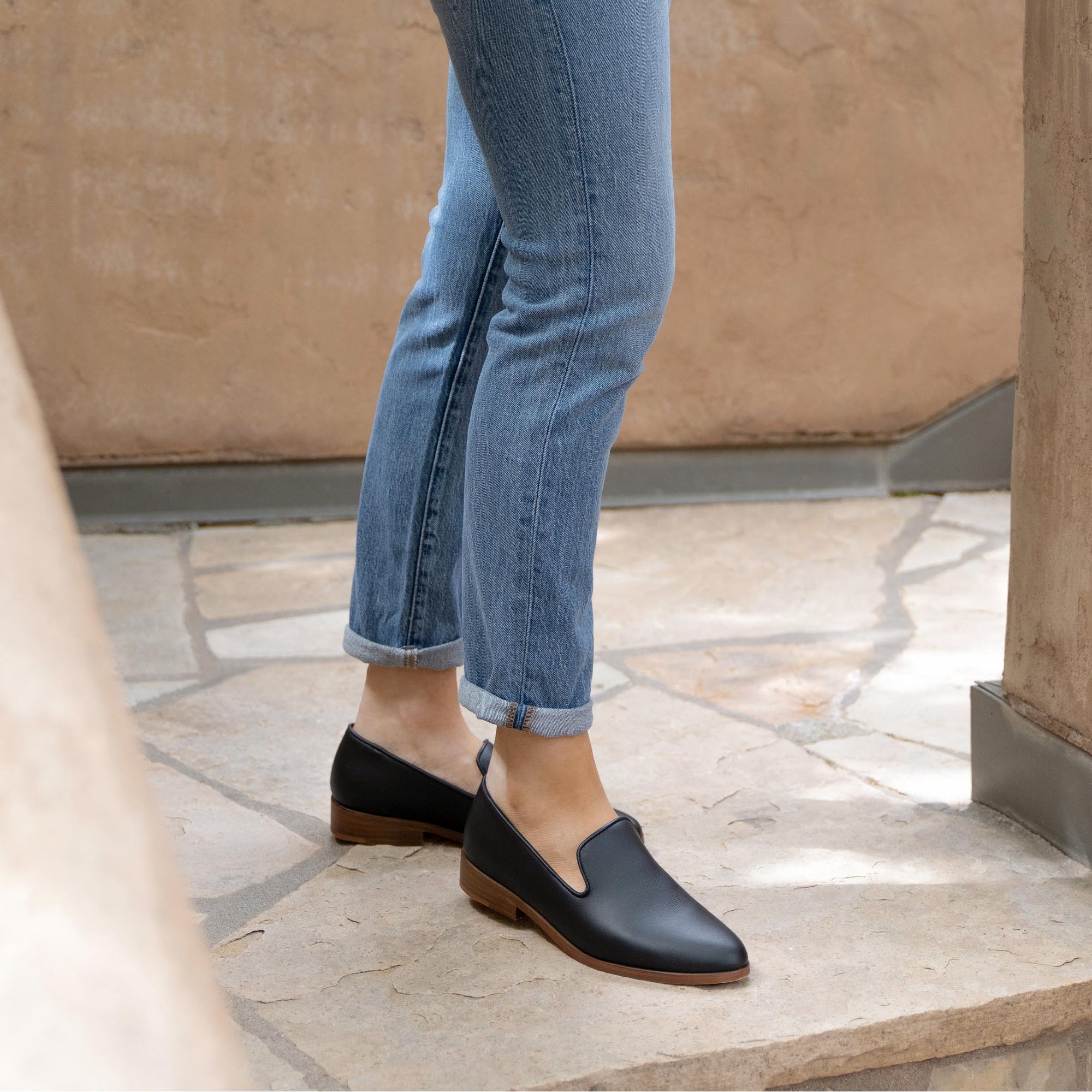 Womens | Everyday Slip On Loafer | Black