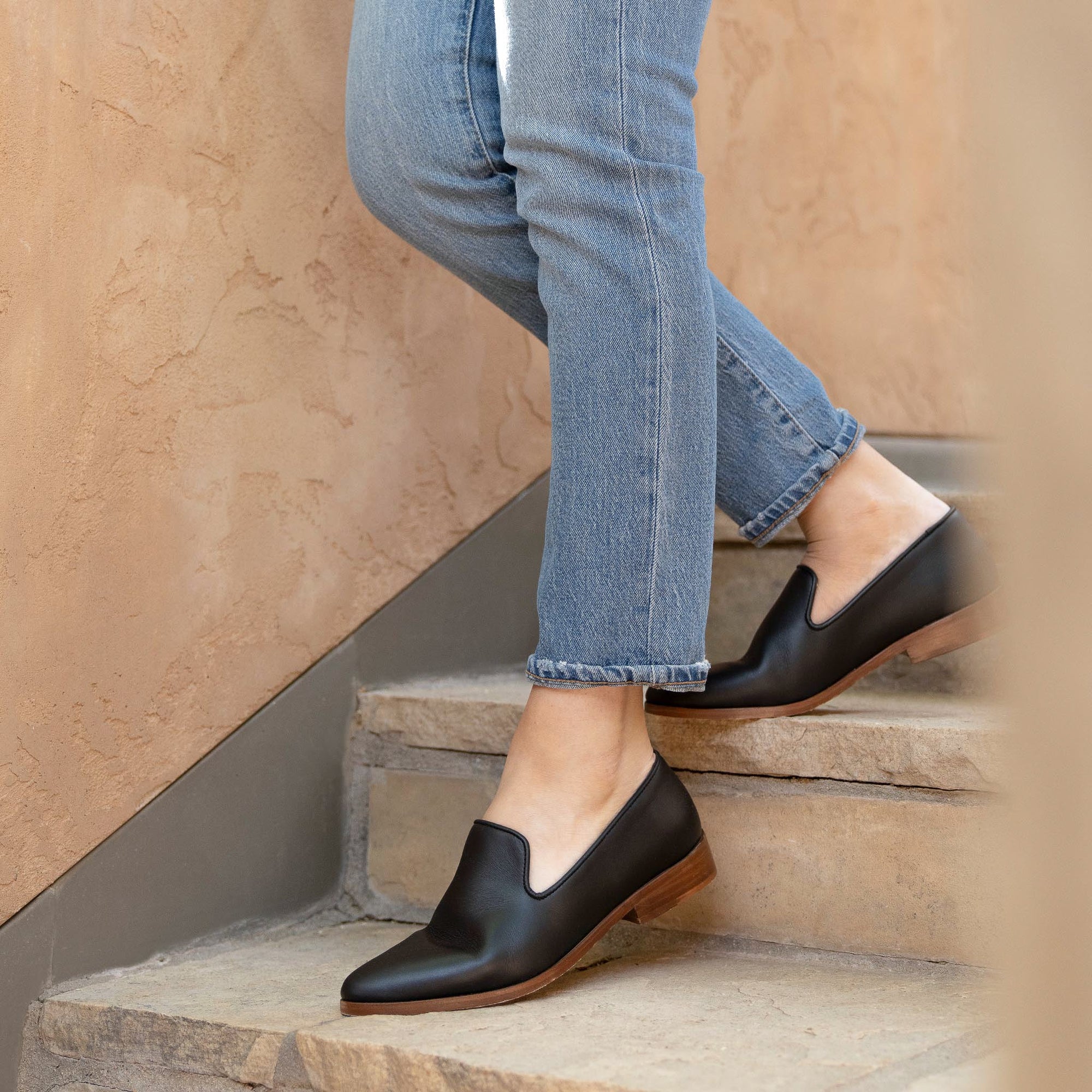 Womens | Everyday Slip On Loafer | Black