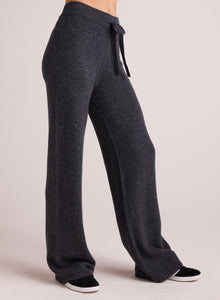 Wide Leg Sweatpant | Charcoal