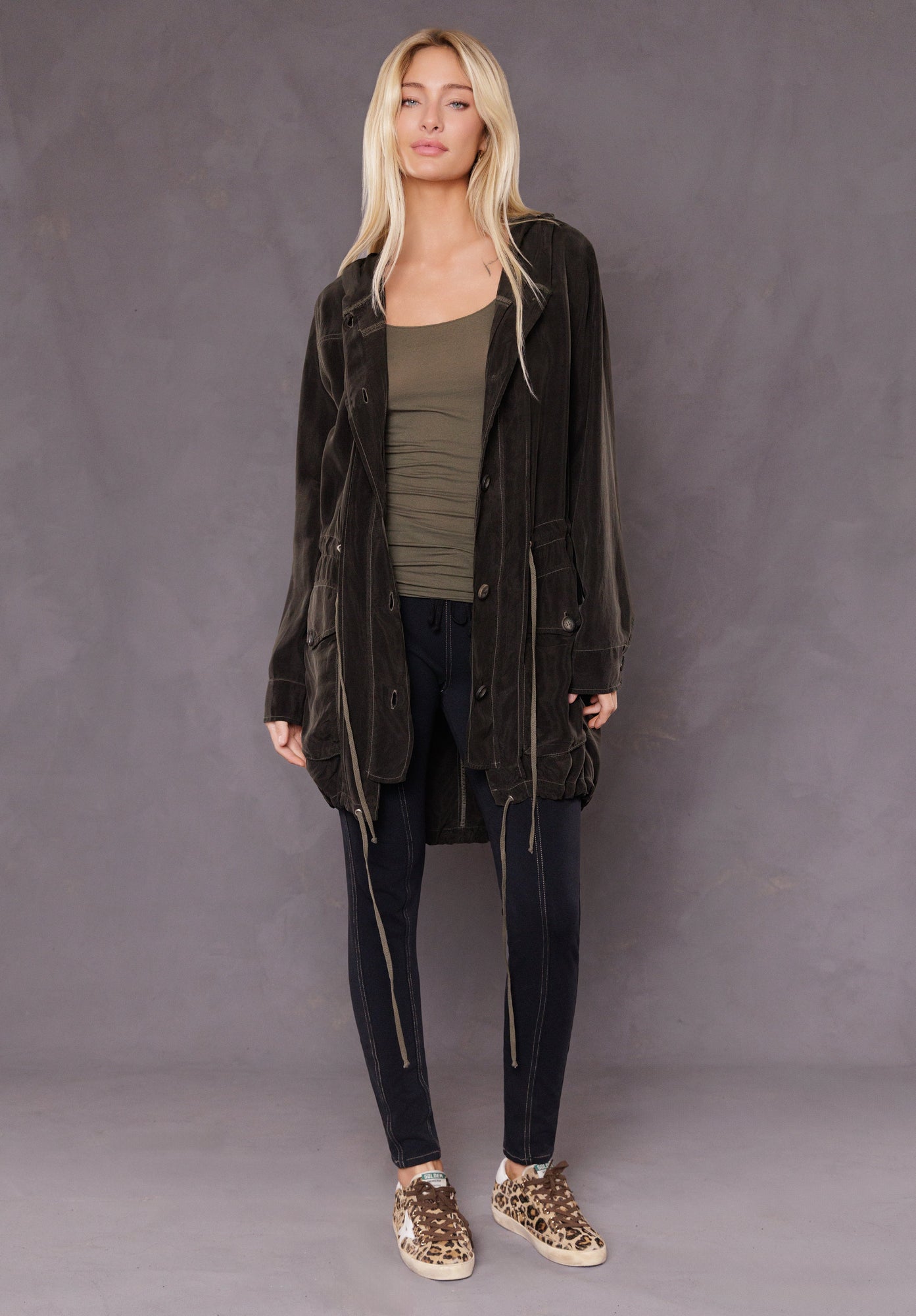 Women | Slouchy Hipster Jean Legging | Black