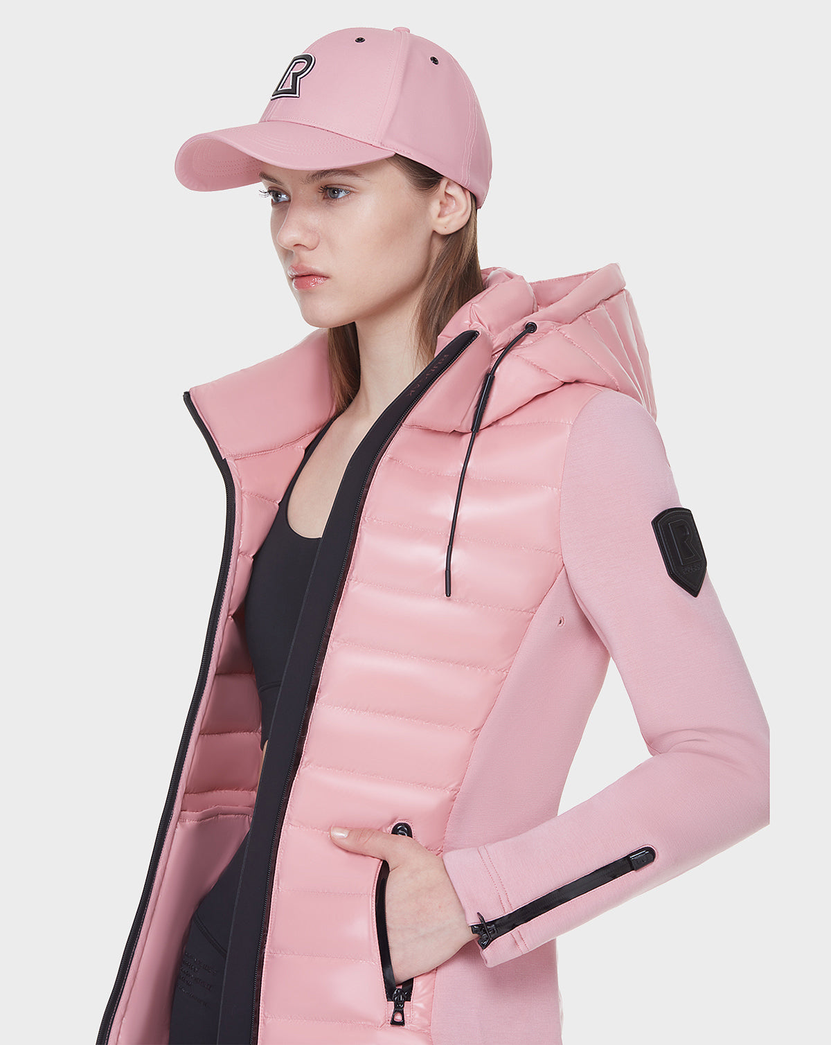 Women | MERINA Hybrid Lightweight Down Jacket | Pink