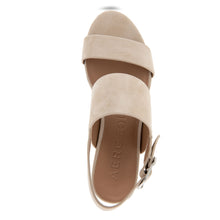 Camera Sandal Platform | Stone Suede