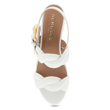 Camea Sandal Platform | Bright White Leather