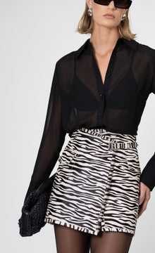 Saskia Skirt | Zebra