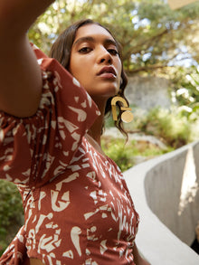 Zany Top - Batik Rose - diarrablu