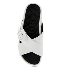 Lago Sandal Footbed | Bright White Leather