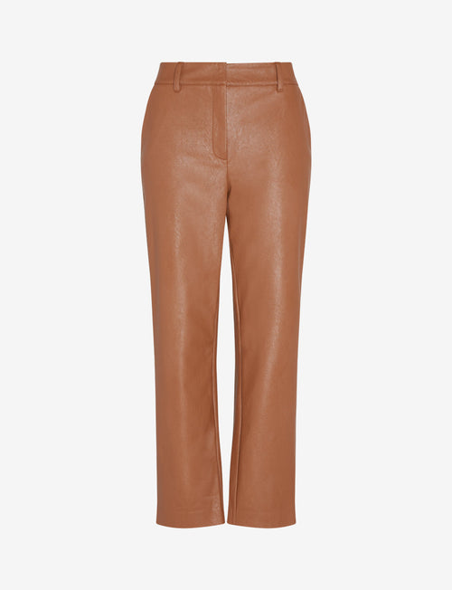 Commando Faux Leather Paperbag Pant Oxblood