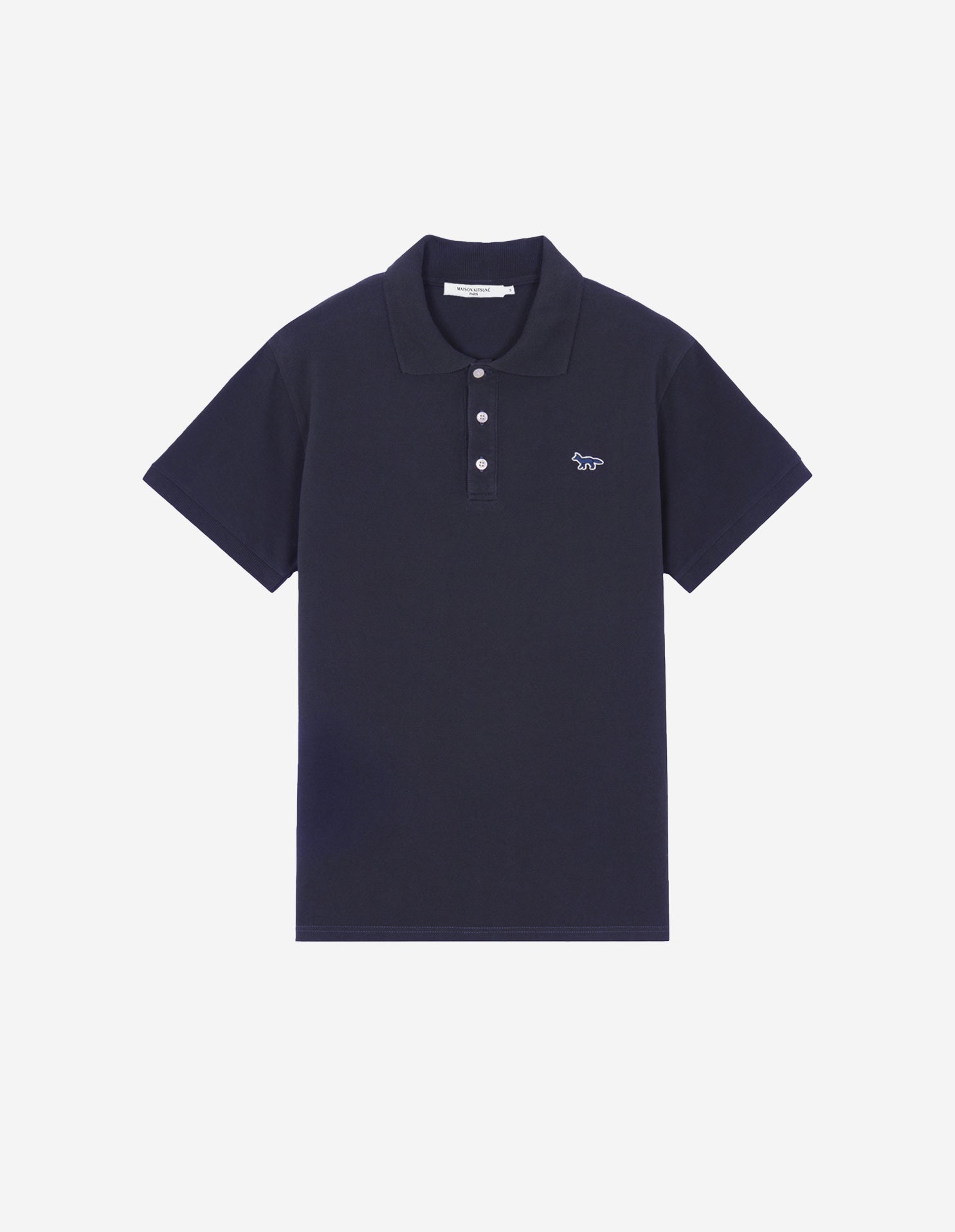 Navy Fox Patch Classic Polo - Navy